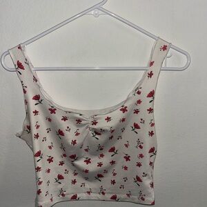 Floral Print Women's Top
